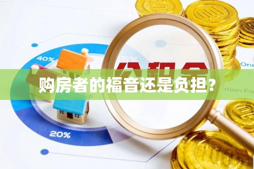 长子购房者的福音还是负担？