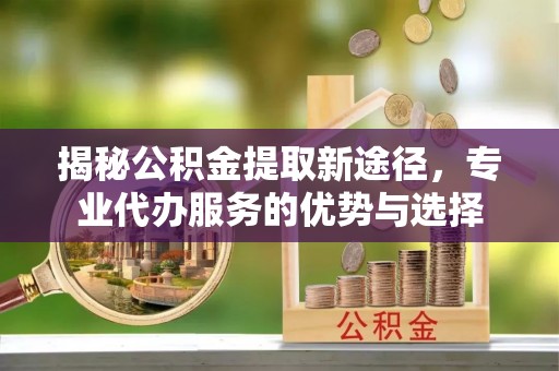 长子揭秘公积金提取新途径，专业代办服务的优势与选择